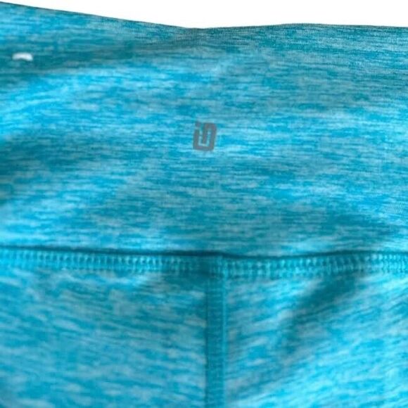 ID Ideology Leggings Women's L Blue Space Dye Pull-On Crop Athleisure Loungewear - Picture 4 of 9